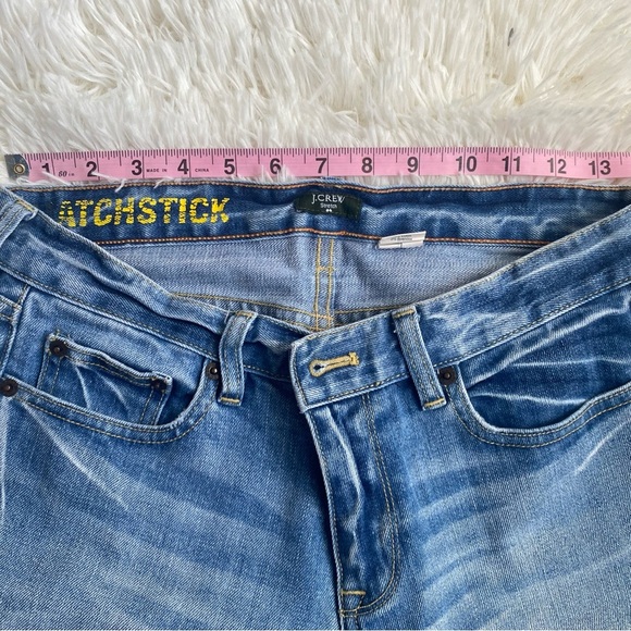 J Crew Matchstick Blue Denim Jeans - Picture 2 of 6